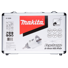 COFFRET SCIES CLOCHES EZYCHANGE BI METAL (6 DIAM) / E 12326 / 0088381585682 - D'ORIGINE MAKITA 2