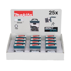 PACK IMPACT BLACK T20 25MM 25PCS X12 - E 12382 12 - 0088381586610 - D'ORIGINE MAKITA 2