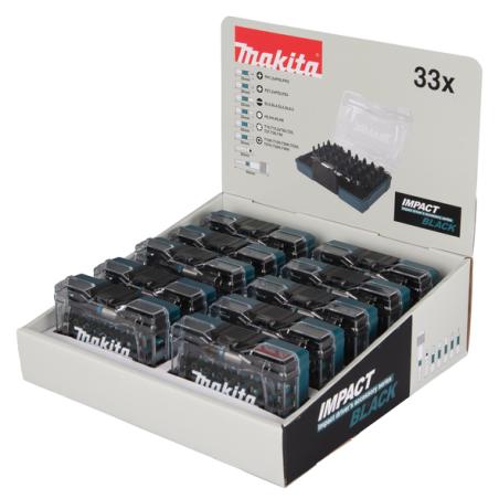 IMPACT B MASTER CARTON 10xCOFFRET VISSAGE 33 PCS - E 12441 10 - 0088381587792 - D'ORIGINE MAKITA
