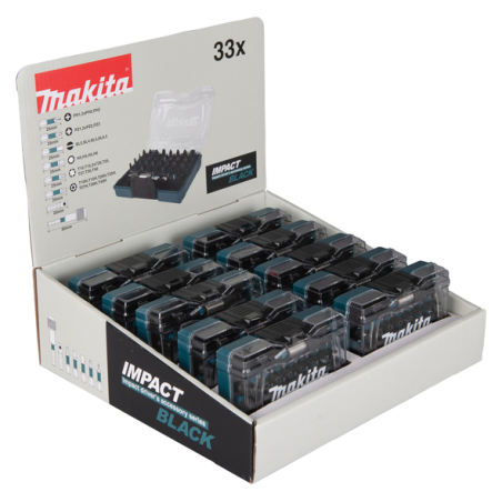 IMPACT B MASTER CARTON 10xCOFFRET VISSAGE 33 PCS - E 12441 10 - 0088381587792 - D'ORIGINE MAKITA