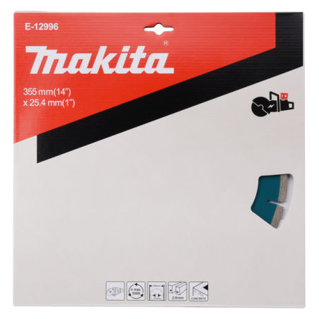 DISQUE DIAM 355MM SPECIAL BATTERIE / E 12996 / 0088381590099 - D'ORIGINE MAKITA