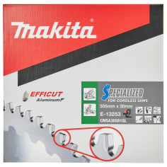 LAME CARBURE ALU EFFICUT 305X30MM 81D - E 13253 - 0088381591270 - D'ORIGINE MAKITA 2