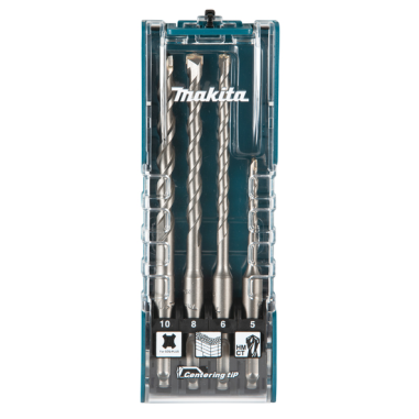 MASTER CARTON 12X COFFRET 4 FORETS SDS PLUS STAND - E 13596 12 - 0088381592055 - D'ORIGINE MAKITA
