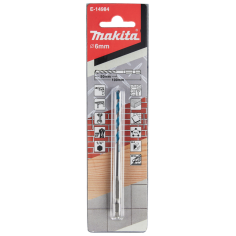 FORET MULTIMATERIAUX 6x100MM HEXA1-4 - E 14984 - 0088381594943 - D'ORIGINE MAKITA 2