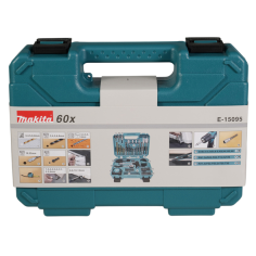 COFFRET ACCESSOIRES 60PCS / E 15095 / 0088381791922 - D'ORIGINE MAKITA 2