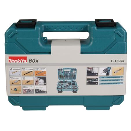 COFFRET ACCESSOIRES 60PCS / E 15095 / 0088381791922 - D'ORIGINE MAKITA COFFRET ACCESSOIRES 60PCS / E 15095 / 0088381791922 - D'ORIGINE MAKITA