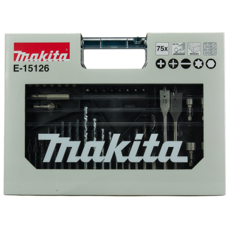 COFFRET 75 ACCESSOIRES / E 15126 / 0088381597289 - D'ORIGINE MAKITA COFFRET 75 ACCESSOIRES / E 15126 / 0088381597289 - D'ORIGINE MAKITA