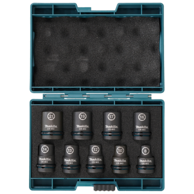 COFFRET 9 DOUILLES 1/2'' / E 16570 / 0088381791229 - D'ORIGINE MAKITA