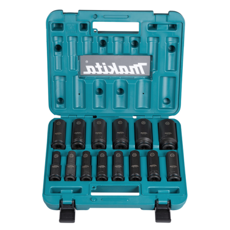 COFFRET 14 DOUILLES 1/2'' / E 16586 / 0088381791236 - D'ORIGINE MAKITA COFFRET 14 DOUILLES 1/2'' / E 16586 / 0088381791236 - D'ORIGINE MAKITA