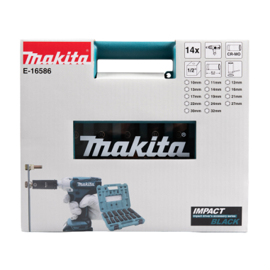 COFFRET 14 DOUILLES 1/2'' / E 16586 / 0088381791236 - D'ORIGINE MAKITA COFFRET 14 DOUILLES 1/2'' / E 16586 / 0088381791236 - D'ORIGINE MAKITA