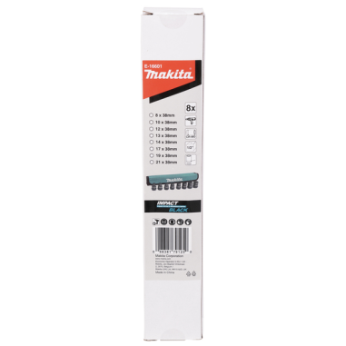 SACOCHE 8 DOUILLES 1-2'' - E 16601 - 0088381791250 - D'ORIGINE MAKITA