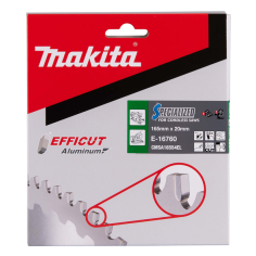 LAME CARBURE ALU EFFICUT 165X20MM 64D - E 16760 - 0088381791823 - D'ORIGINE MAKITA 2