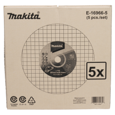 DISQUE A TRONC MATERIAUX C24T 355x4,3 / E 16966 5 / 0088381791816 - D'ORIGINE MAKITA 2