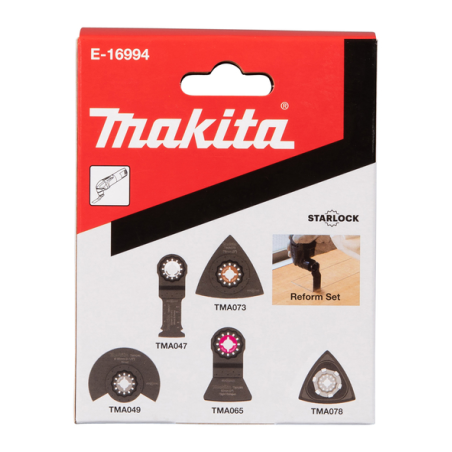 KIT RENOVATION STARLOCK 5PCS - E 16994 - 0088381792042 - D'ORIGINE MAKITA