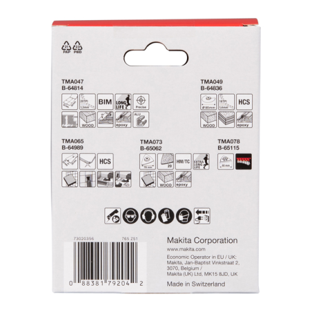 KIT RENOVATION STARLOCK 5PCS - E 16994 - 0088381792042 - D'ORIGINE MAKITA