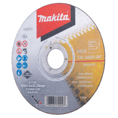 DISQUE A TRONCONNER METAL ET INOX A60U 125x1MM / E 17120 / 0088381792998 - D'ORIGINE MAKITA 2