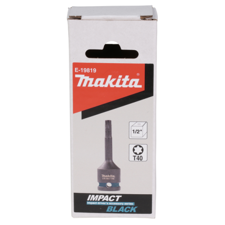 DOUILLE TOURNEVIS IMPACT BLACK 1-2 T40 - E 19819 - 0088381787987 - D'ORIGINE MAKITA
