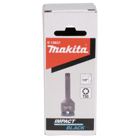 DOUILLE TOURNEVIS IMPACT BLACK 1-2 T50 - E 19831 - 0088381788007 - D'ORIGINE MAKITA