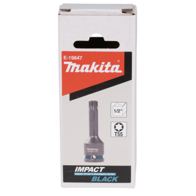 DOUILLE TOURNEVIS IMPACT BLACK 1-2 T55 - E 19847 - 0088381788014 - D'ORIGINE MAKITA