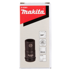 DOUILLE LONGUE 3-4" 27x90MM - E 22361 - 0088381717977 - D'ORIGINE MAKITA 2