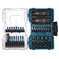COFFRET CLEAR CASE IMPACT BLACK 30 PCS / E 22903 / 0197050351807 - D'ORIGINE MAKITA