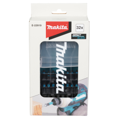 COFFRET CLEAR CASE IMPACT BLACK 32 PCS / E 22919 / 0197050351814 - D'ORIGINE MAKITA 2