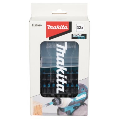 COFFRET CLEAR CASE IMPACT BLACK 32 PCS / E 22919 / 0197050351814 - D'ORIGINE MAKITA COFFRET CLEAR CASE IMPACT BLACK 32 PCS / E 22919 / 0197050351814 - D'ORIGINE MAKITA
