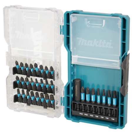 COFFRET CLEAR CASE IMPACT BLACK 32 PCS / E 22919 / 0197050351814 - D'ORIGINE MAKITA COFFRET CLEAR CASE IMPACT BLACK 32 PCS / E 22919 / 0197050351814 - D'ORIGINE MAKITA