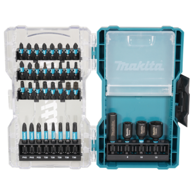COFFRET CLEAR CASE IMPACT BLACK 36 PCS / E 22925 / 0197050351821 - D'ORIGINE MAKITA