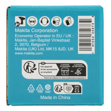 DOUILLE 1" 34 X 63 MM / E 24555 / 0197050356734 - D'ORIGINE MAKITA