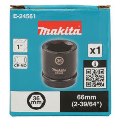 DOUILLE 1" 36 X 66 MM / E 24561 / 0197050356741 - D'ORIGINE MAKITA 2