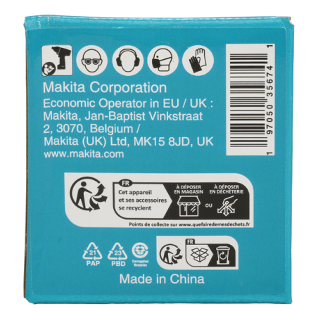 DOUILLE 1" 36 X 66 MM / E 24561 / 0197050356741 - D'ORIGINE MAKITA