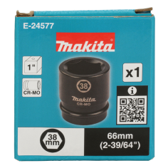 DOUILLE 1" 38 X 66 MM / E 24577 / 0197050356758 - D'ORIGINE MAKITA 2