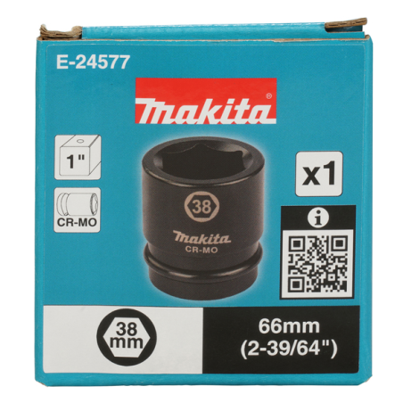 DOUILLE 1" 38 X 66 MM / E 24577 / 0197050356758 - D'ORIGINE MAKITA