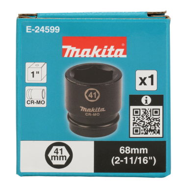 DOUILLE 1" 41 X 68 MM / E 24599 / 0197050356772 - D'ORIGINE MAKITA