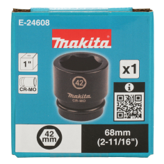 DOUILLE 1" 42 X 68 MM / E 24608 / 0197050356789 - D'ORIGINE MAKITA 2