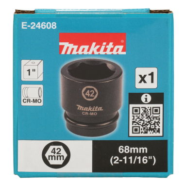DOUILLE 1" 42 X 68 MM / E 24608 / 0197050356789 - D'ORIGINE MAKITA