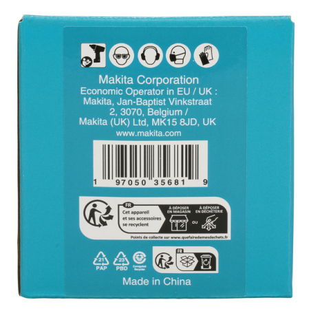 DOUILLE 1" 50 X 76 MM / E 24636 / 0197050356819 - D'ORIGINE MAKITA