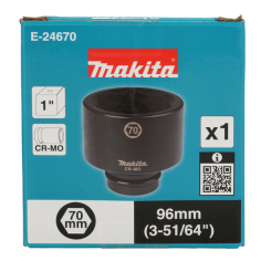 DOUILLE 1" 70 X 96 MM / E 24670 / 0197050356857 - D'ORIGINE MAKITA 2