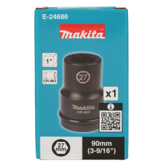 DOUILLE LONGUE 1" 27 X 90 MM - E 24686 - 0197050356864 - D'ORIGINE MAKITA 2
