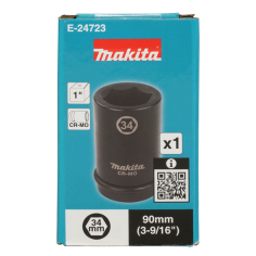 DOUILLE LONGUE 1" 34 X 90 MM - E 24723 - 0197050356901 - D'ORIGINE MAKITA 2