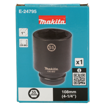 DOUILLE LONGUE 1" 55 X 108 MM - E 24795 - 0197050356970 - D'ORIGINE MAKITA