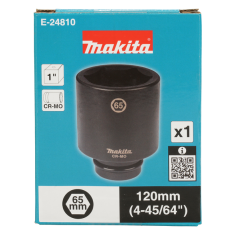 DOUILLE LONGUE 1" 65 X 120 MM - E 24810 - 0197050356994 - D'ORIGINE MAKITA 2
