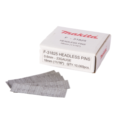 CLOUS FINETTES 23GA 18MM (10000 PCS) / F 31825 / 0088381292382 - D'ORIGINE MAKITA