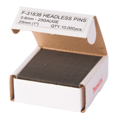CLOUS FINETTES 23GA 25MM (10000 PCS) / F 31838 / 0088381292399 - D'ORIGINE MAKITA 2