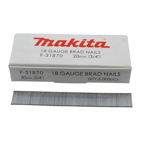 CLOUS BRADS 18GA 20MM (5000 PCS) / F 31870 / 0088381292436 - D'ORIGINE MAKITA