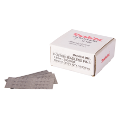 CLOUS FINETTES GALVA 23GA 30MM (10000 PCS) / F 32168 / 3240890931047 - D'ORIGINE MAKITA