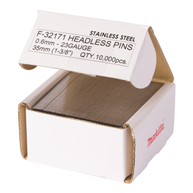 CLOUS FINETTES GALVA 23GA 35MM (10000 PCS) / F 32171 / 0088381292733 - D'ORIGINE MAKITA