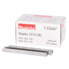AGRAFES 10X10,6MM TIGE 0,5X1,25MM (5040 PCS) / F 32647 / 0088381293204 - D'ORIGINE MAKITA
