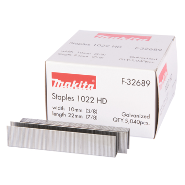 AGRAFE 22mm (5040pc)GALVA BST220 / F 32689 / 0088381293242 - D'ORIGINE MAKITA